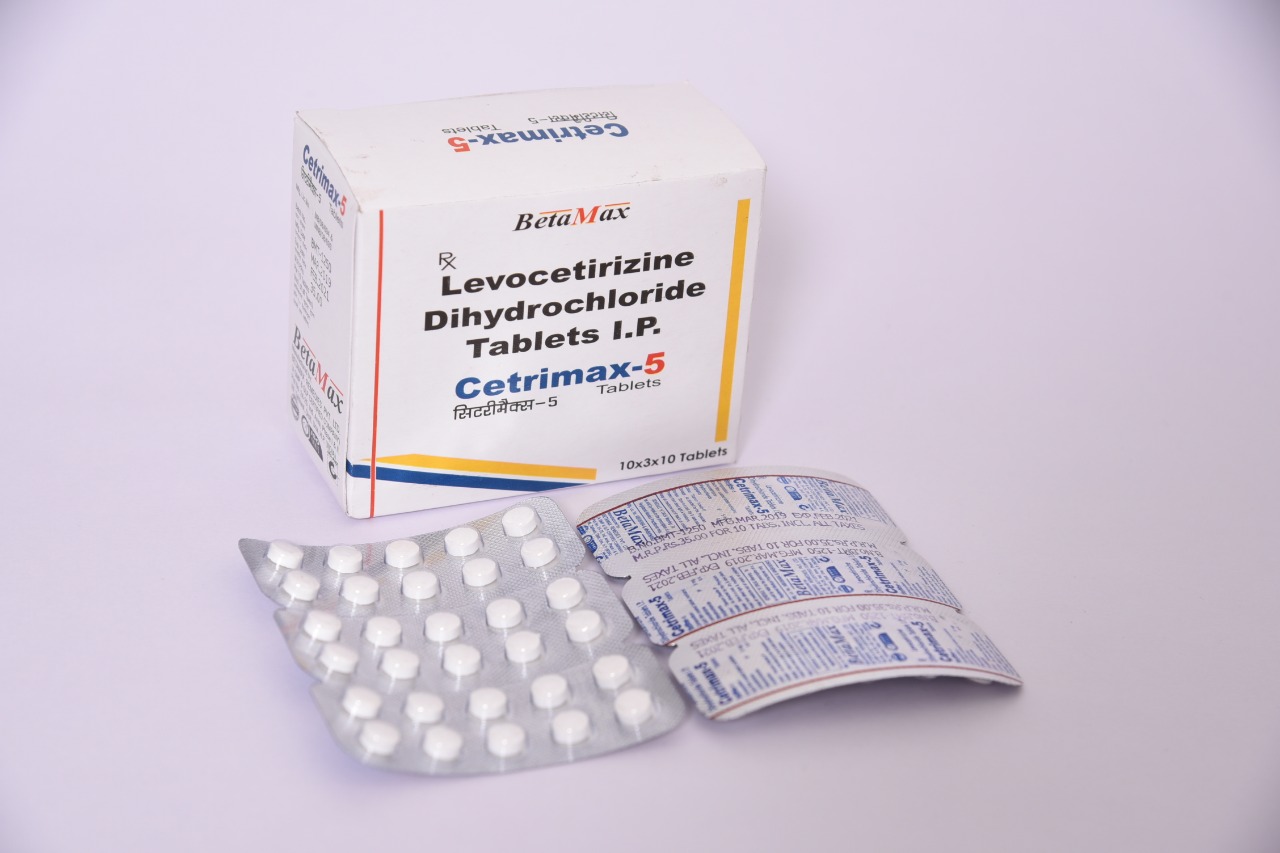 Levocetirizine Hydrochloride 5mg Tablets
